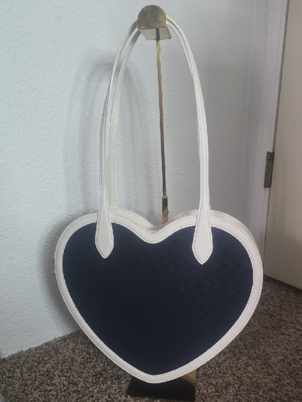 Kate Spade Dark Blue Denim Heart Tote W/ Pride Collection Multi Logo (NWT)💗🌈💙 - Picture 9 of 9